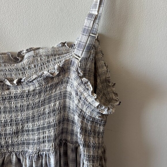 TORRID Babydoll Square Neck Tank - Check Print (Size 3) - Picture 5 of 5